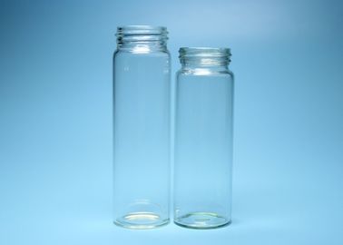 del top transparente de 20ml 30ml botella de cristal descolorida y ambarino del tornillo