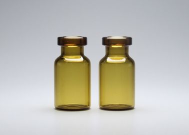 pequeño frasco de cristal de la inyección 2ml del Borosilicate bajo ambarino de la medicina